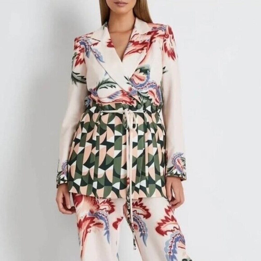 PatBo Plitka Tie Waist Blazer